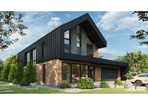 House Project LK 1712 Modern Barn House Minimal House Design Gable