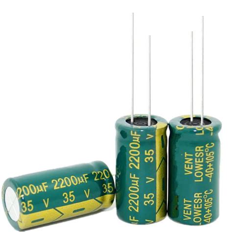 500pcs~50pcs/lot high frequency crystal 2200uf 2200uf 35v 35 v 2200 uf ...