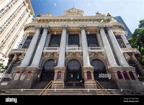 beautiful view   historic opera house building  downtown stock