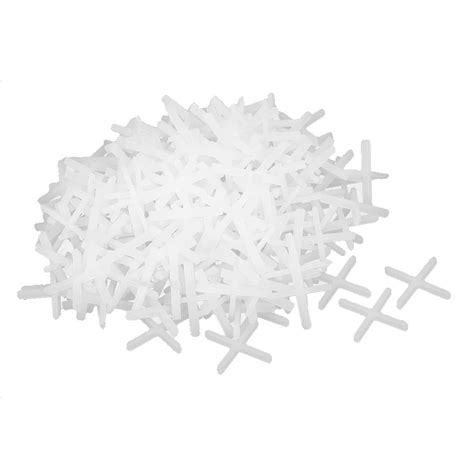 Wall Floor Ceramic Tile Plastic Cross Spacer 15mm White 200pcs