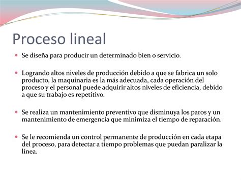 Proceso Lineal Y Proceso Intermitente Ppt