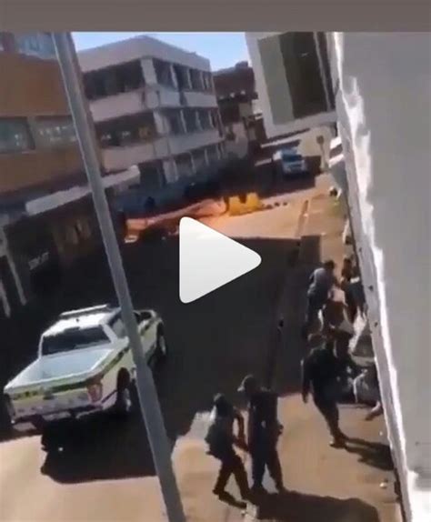 Xenophobia South African Police Caught On Camera Shooting A Nigerian