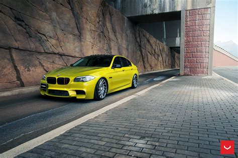 Yellow BMW 5-Series Stealing Attention Thanks to Custom Add-Ons — CARiD ...