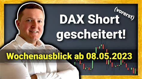 große Korrektur im DAX wurde erneut verhindert DAX Analyse und