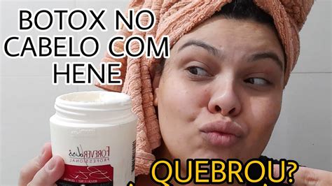 Fiz Botox No Cabelo Henezado Botox Compat Vel Hene Botox