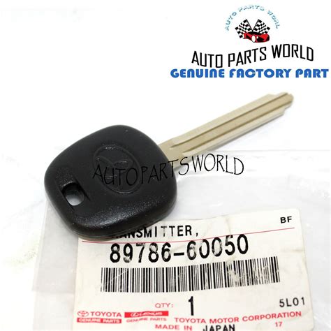 GENUINE TOYOTA UNCUT LAND CRUISER CAMRY TRANSPONDER KEY TRANSMITTER