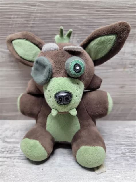 Five Nights At Freddys Phantom Foxy Brown Green Plush Picclick Uk