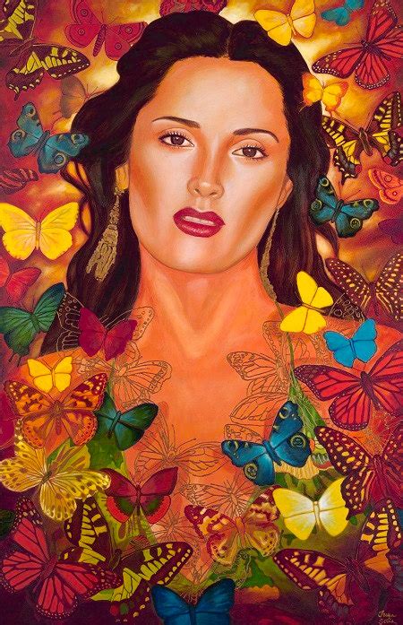 Salma Y Sus Mariposas Acrylic On Canvas 4872 7 000 Juan Solis