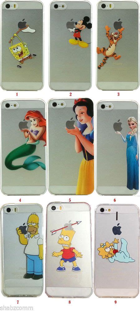 Cartoon Disney Frozen Elsa Snow White Mermaid Soft Case For Iphone 4 4s 5 5s 5c Iphone 4 Coque