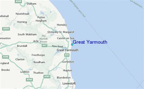 Great Yarmouth On Map - Beilul Rochette