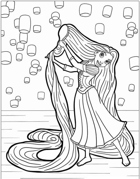 85 Coloriage Raiponce Disney Des Scènes Inoubliables Du Film