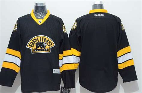 Boston Bruins Blank Black Third Jersey on sale,for Cheap,wholesale from ...