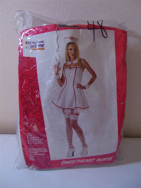 Womens Sweetheart Nurse Sexy Halloween Costume 8 10 Medium 1238 Ebay