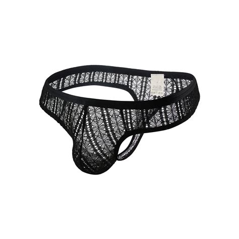 CLEVER MENMODE Homens Tanga Sexy Lingerie De Renda Transparente