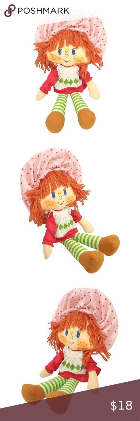 Vintage 1980 Kenner Strawberry Shortcake Rag Doll 15 American