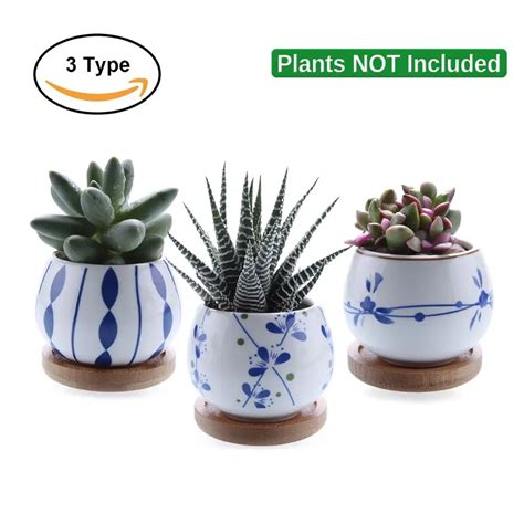 T U Ceramic Succulent Plant Pot Cactus Plant Pot Flower Pot Bonsai