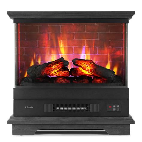 Turbro Firelake Inch Electric Fireplace Heater Freestanding