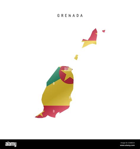 Mapa Detallado De La Bandera De La Ondulado De Granada Mapa Vectorial