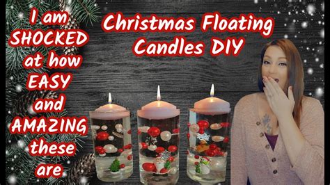 Christmas Floating Candles Made With Water Gel Beads Youtube