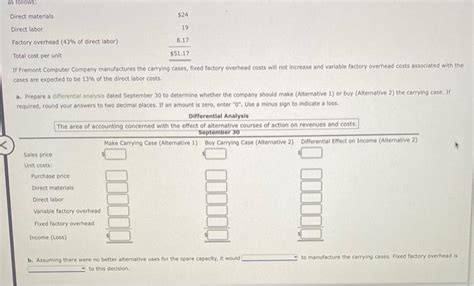 Solved Fremont Computer Company Has Been Purchasing Cartying Chegg