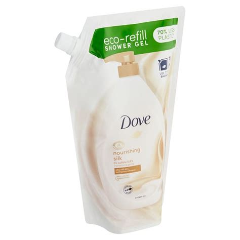 Dove Nourishing Silk Shower Gel Refill 720ml Tesco Groceries