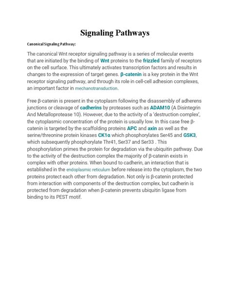 signaling pathways  biochemical cascade cell signaling