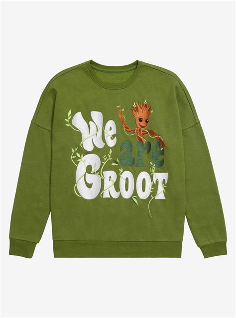 Boxlunch Marvel Guardians Of The Galaxy Chibi We Are Groot Embroidered