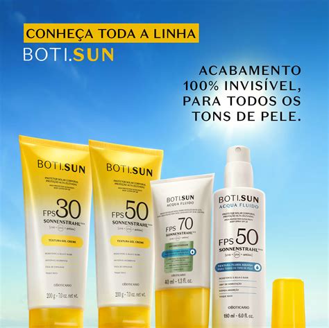 Protetor Solar Facial Antioleosidade Fps Boti Sun Acqua Fluido Ml