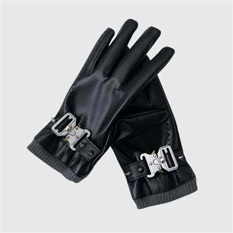 Spiked Leather Gloves – Techwear UK