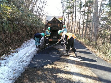 壮瞥町 町道補修整備｜道路工業株式会社 北海道の道路舗装・混合物製造・地盤改良