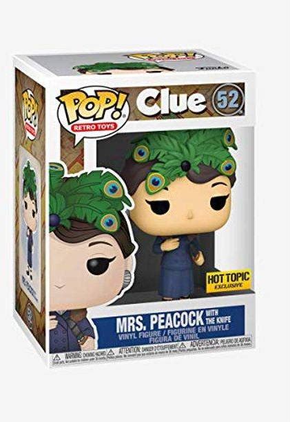 Funko Pop Exclusive Clue Mrs Peacock With Knife • Pris