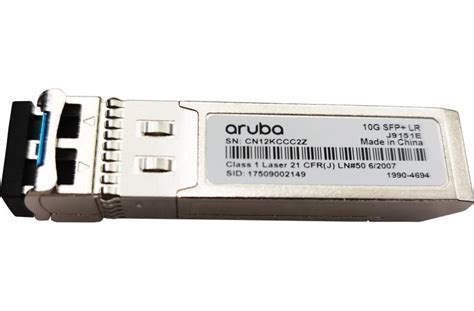 Aruba J9151E 10G SFP LC LR 10km SMF XCVR