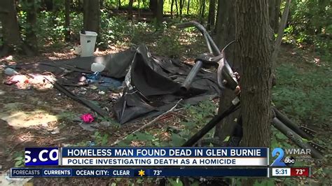 Homeless Man Found Dead In Glen Burnie Woods