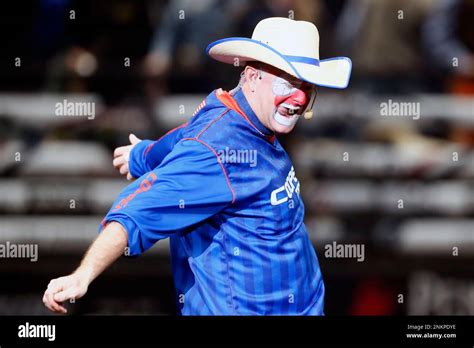 LOS ANGELES CA FEBRUARY 22 PBR Entertainer Flint Rasmussen Looks On