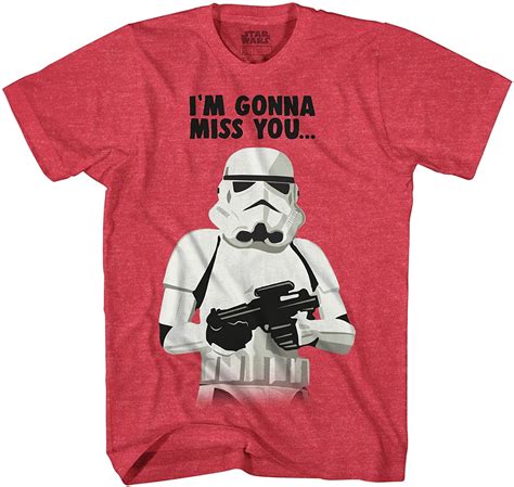 Star Wars Stormtrooper Miss You Storm Trooper Funny Humor Pun Adult Mens Graphic Tee T Shirt