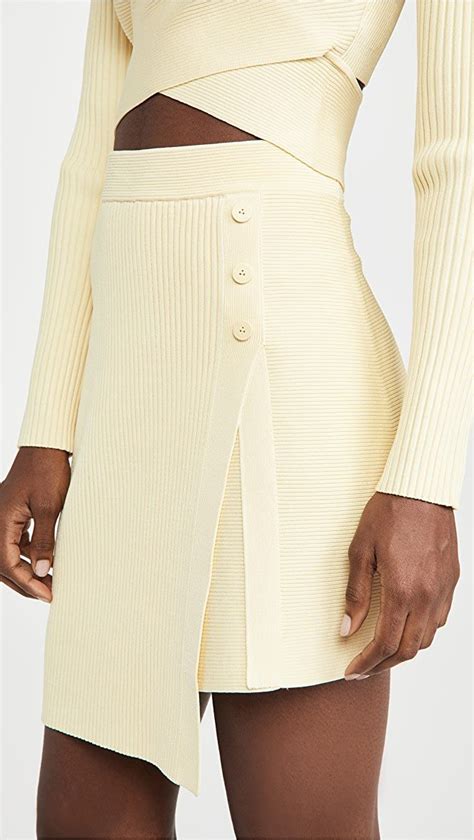 Jonathan Simkhai Emily Compact Cutout Skirt Shopbop