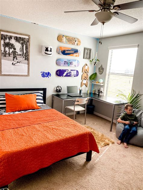 Miles Skateboard Room Room Ideas Bedroom Skateboard Room Retro Bedrooms