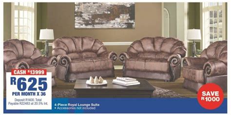 4-Piece Royal Lounge Suite offer at OK Furniture