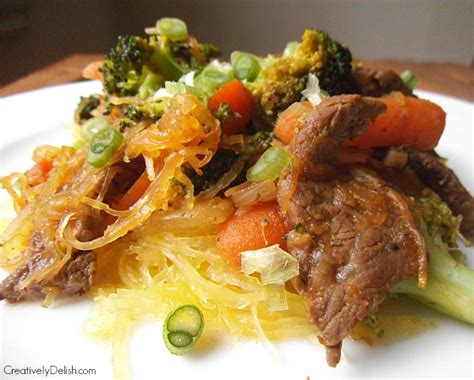 30 Minute Spicy Beef & "Noodles" - Creatively Delish