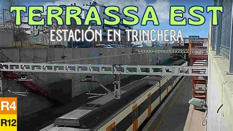 Trenes Rodalies Renfe L Neas R Y R En La Estaci N Terrassa Est Youtube