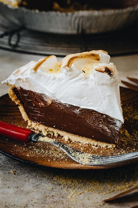 No Bake S Mores Pie Recipe Graham Cracker Crust Pie Chocolate Pies Pie