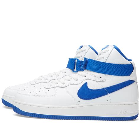 Nike Air Force 1 High Retro QS Summit White Game Royal END US