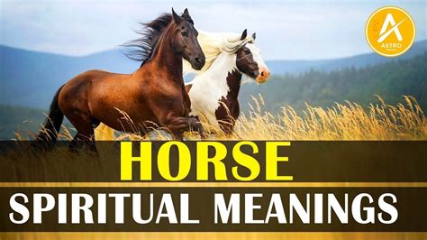 Horse Spiritual Meaning And Symbolism Horse Spiritual Totem Youtube