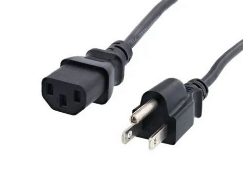 Pvc Three Pin Power Cords For Computer At Rs Number In Delhi Id