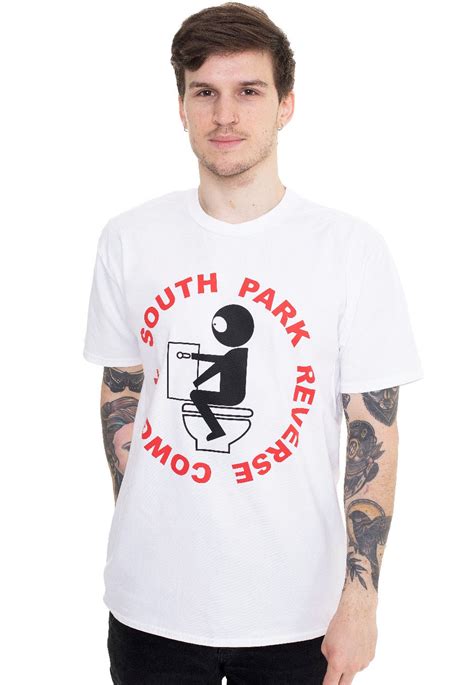 South Park Reverse Cowgirl White T Shirt Nuclear Blast