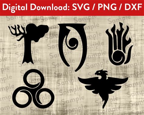 Skyrim Schools Of Magic Symbols Elder Scrolls Digital Art Conjuration