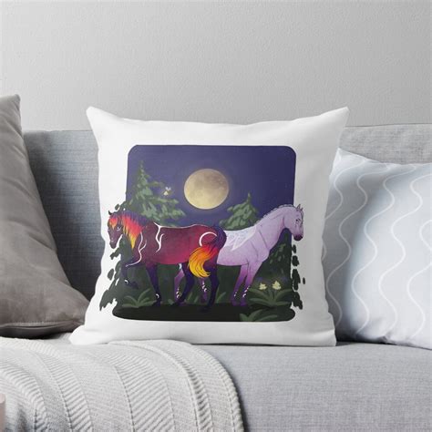 Umbra And Ayla Star Stable Throw Pillow For Sale By Hokkio Redbubble