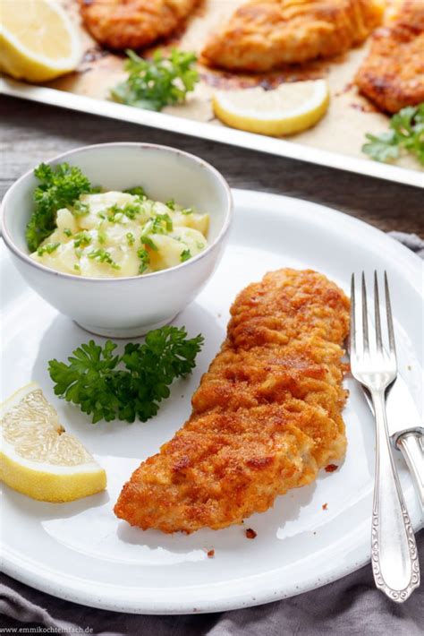 Panierte Schnitzel Aus Dem Ofen Emmikochteinfach