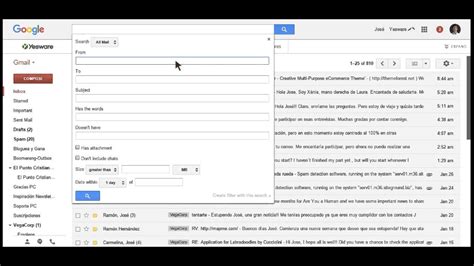 Como Crear Filtros En Gmail Youtube