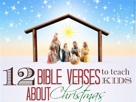 12 Bible Verses to Teach Kids About Christmas - Kids Activities ...